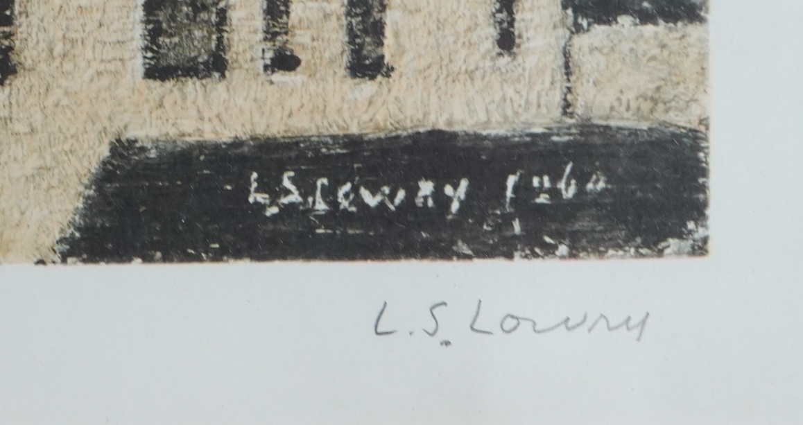 Laurence Stephen Lowry RBA, RA, 1887-1976, 'Station Approach'